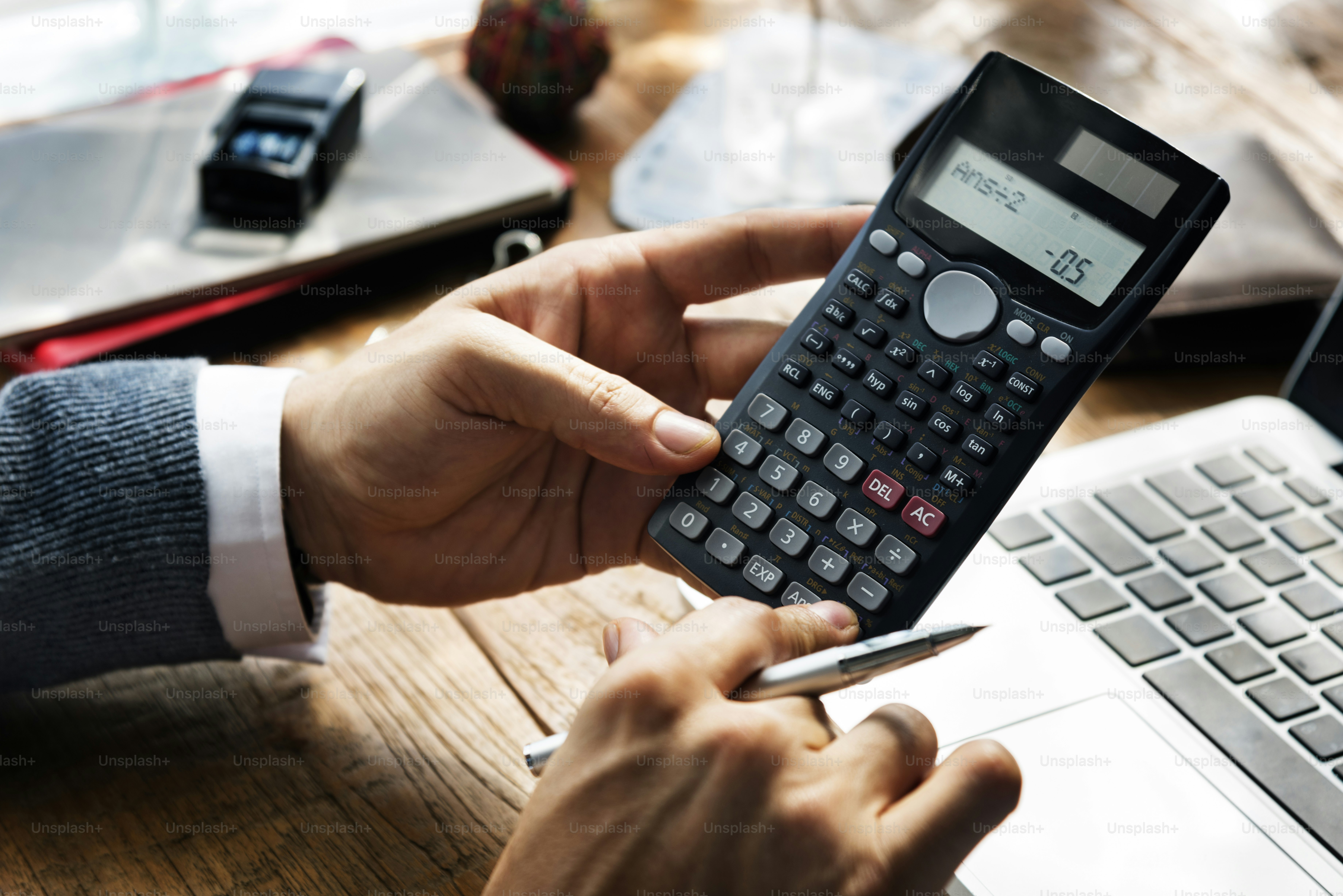 Calculator Finance Forex Stock Market Target Concept